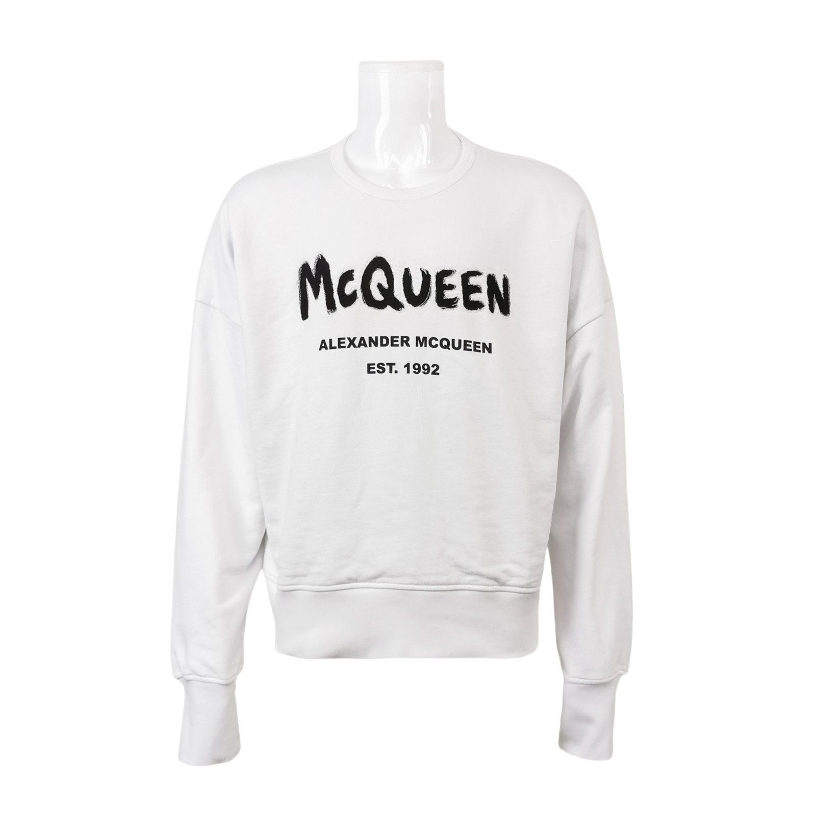 Alexander McQueen Alexander McQueen Logo Crewneck Sweatshirt XL Size US XL / EU 56 / 4 - 1 Thumbnail