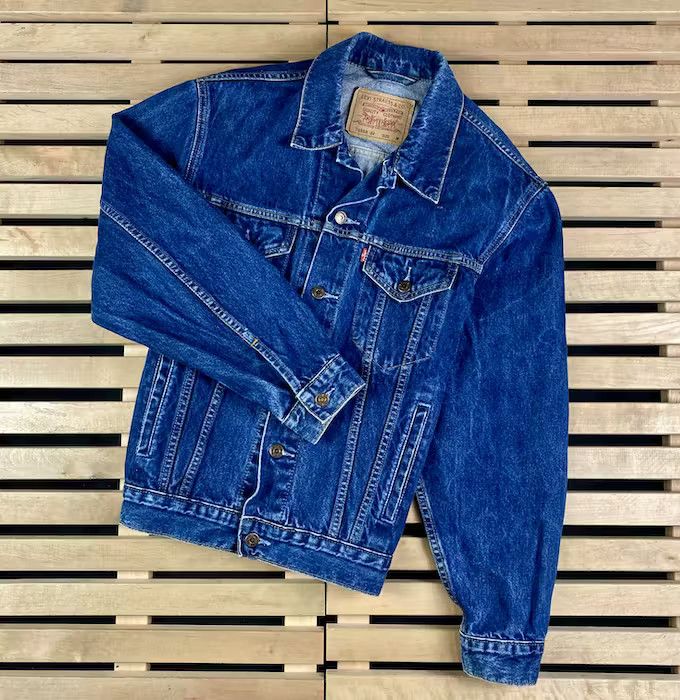 Levi's × Levi's Vintage Clothing × Vintage Men’s Denim Jeans Bomber Jacket Levi’s Vintage Size M Size US M / EU 48-50 / 2 - 1 Thumbnail