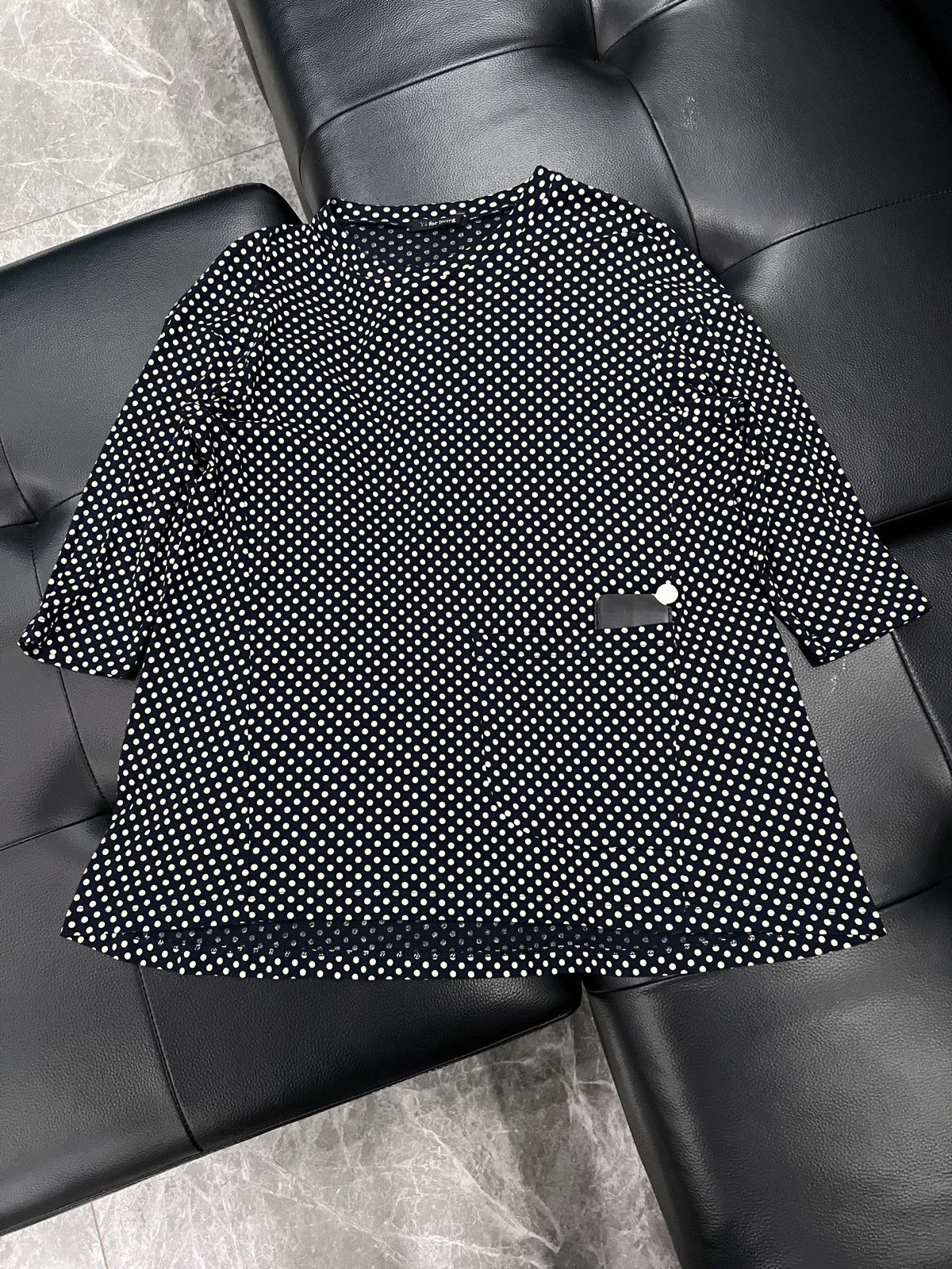 Y's for Men Y’s for living Polka Dot Pocket Asymmetric Hem Top Size ONE SIZE - 1 Thumbnail