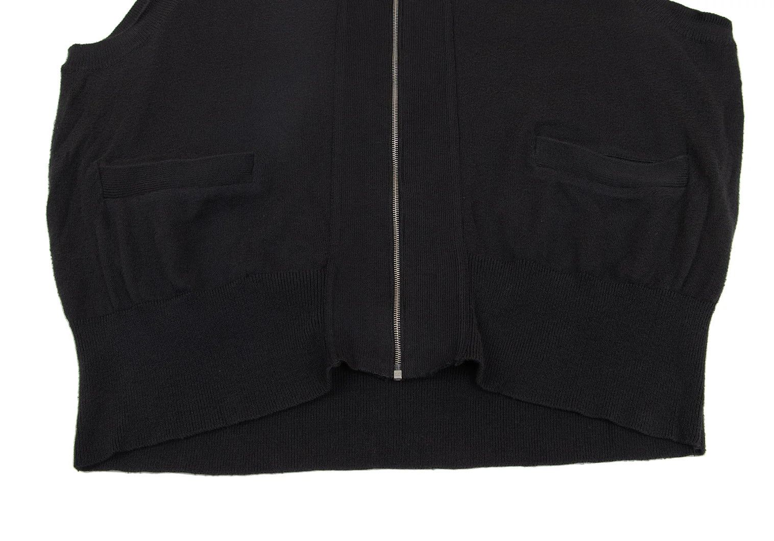 Yohji Yamamoto Yohji Yamamoto Cotton Zip-up Sleeveless Knit Size US M / EU 48-50 / 2 - 6 Thumbnail