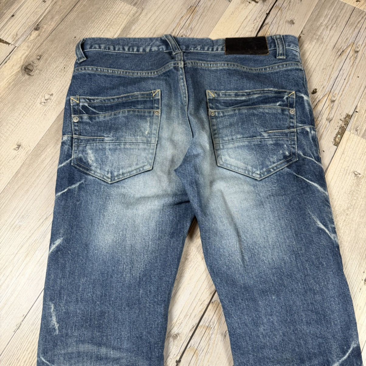 Rare Paint Splatter Tornado Mart Japan Whisker Jeans