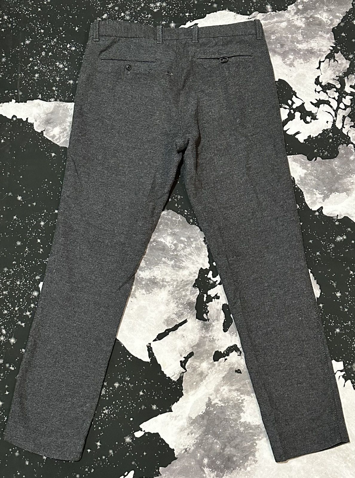 Gap Gap Slim Fit Charcoal Gray Wool Trousers Size US 32 / EU 48 - 4 Thumbnail