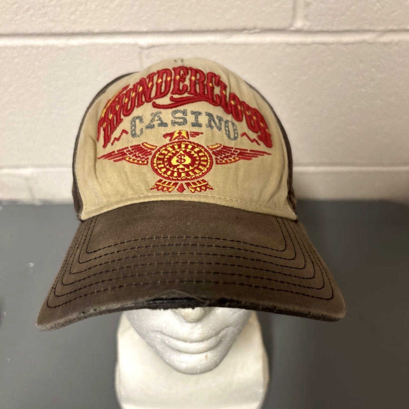Lucky Brand Lucky Brand Thundercloud Casino Dad Hat Strap Back Native Decor Baseball Cap One Size Brown Men Decorator Style Size ONE SIZE - 3 Thumbnail