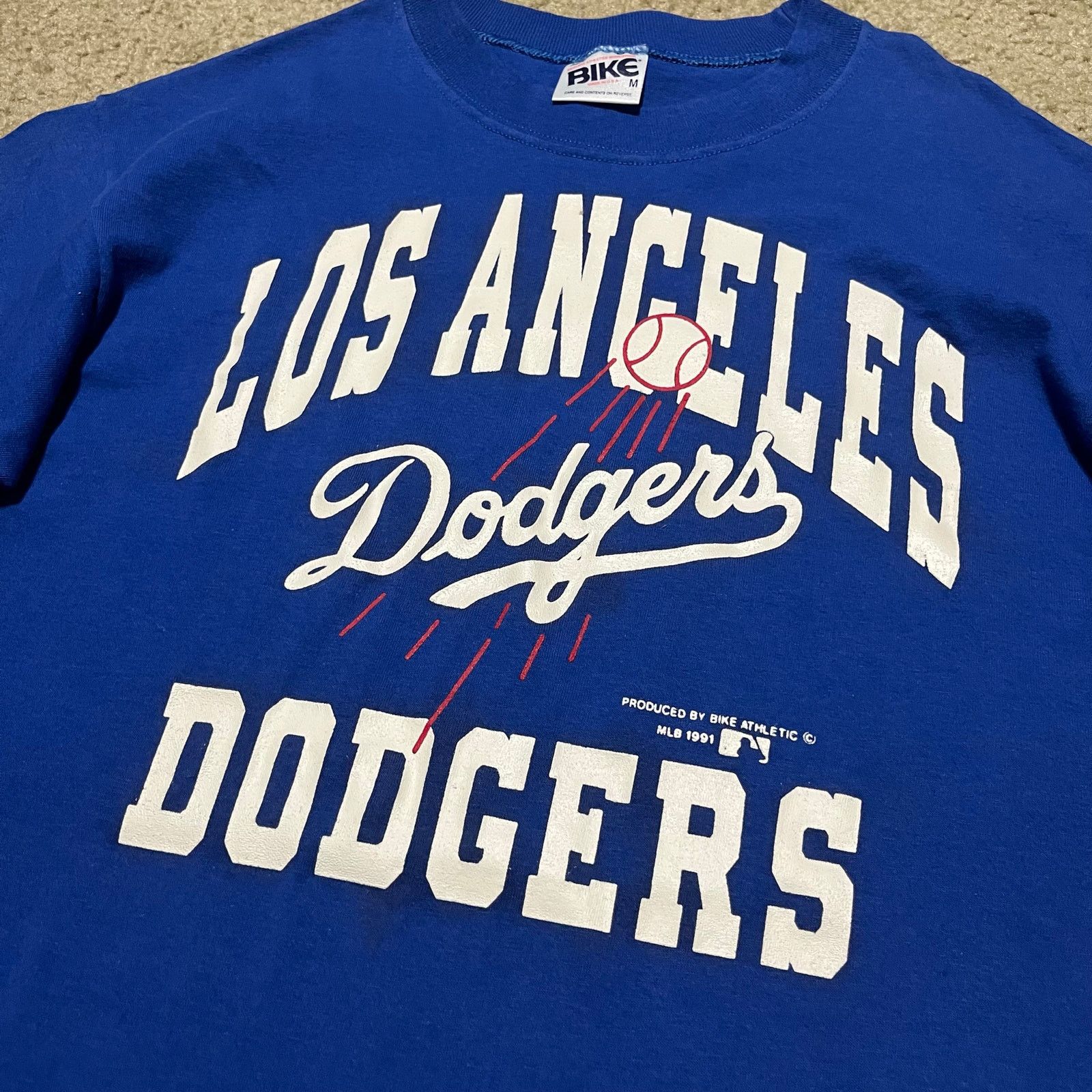 Other Vintage 1991 MLB Los Angeles Dodgers Graphic Blue Shirt Med. Size US M / EU 48-50 / 2 - 3 Thumbnail