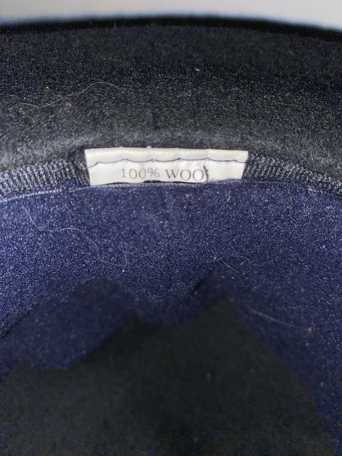 Other Women OS 100% wool brim hat satin ribbon w/floral appliqué Size ONE SIZE - 6 Thumbnail