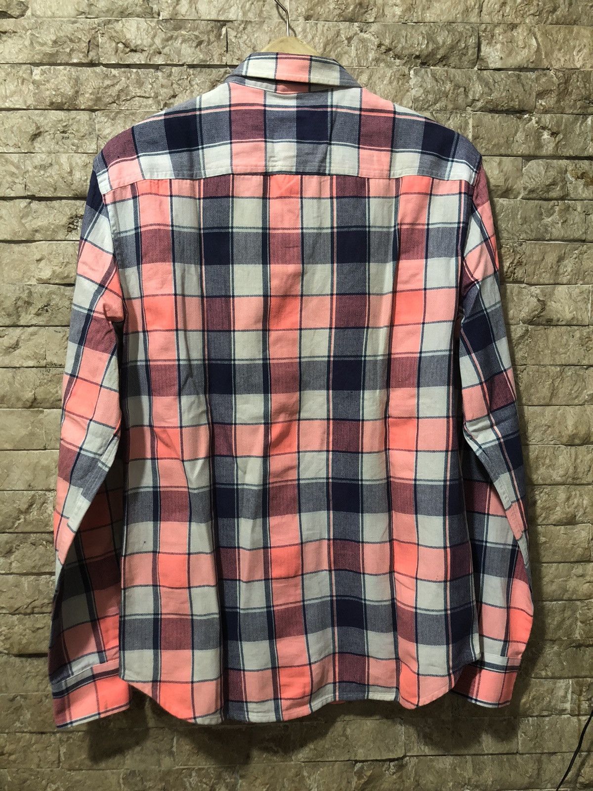 Armani Exchange Armani Exchange Metal Logo Flannel Shirt Size US S / EU 44-46 / 1 - 2 Thumbnail