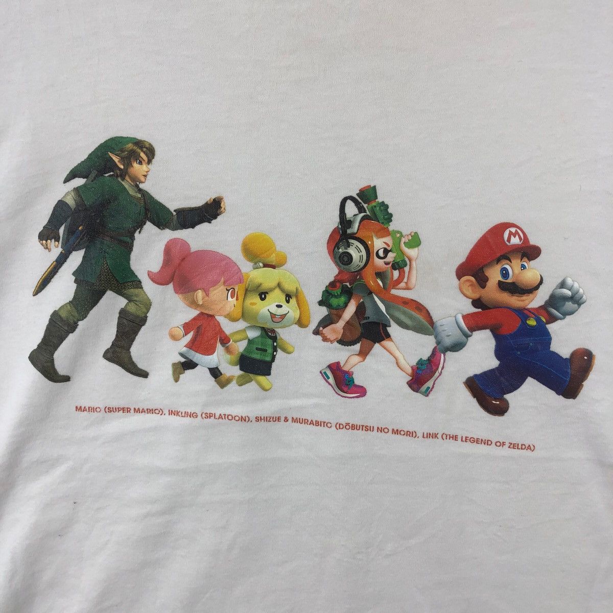 Nintendo NINTENDO TOKYO COLLECTION Mario Zelda Tee Shirt Top Splatoon Size US M / EU 48-50 / 2 - 3 Thumbnail