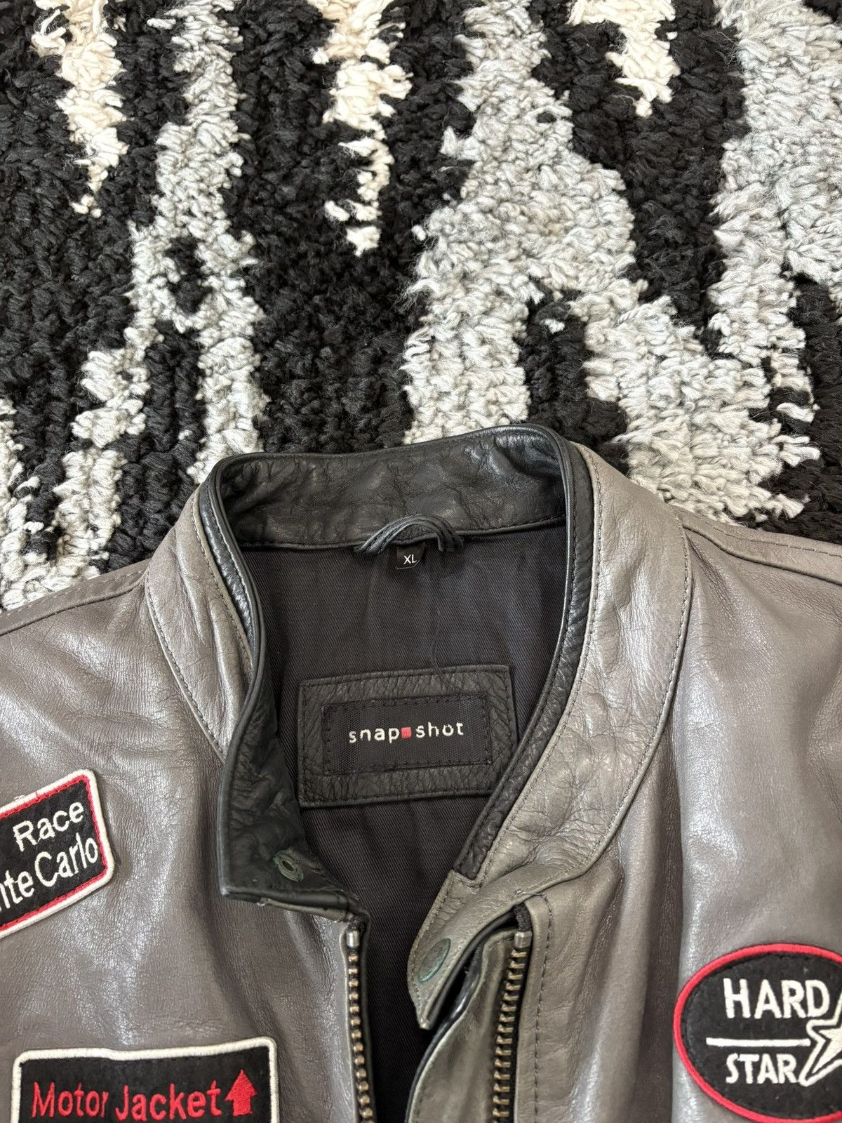 Other Y2K vintage moto style patches racing leather jacket Size US XL / EU 56 / 4 - 3 Thumbnail