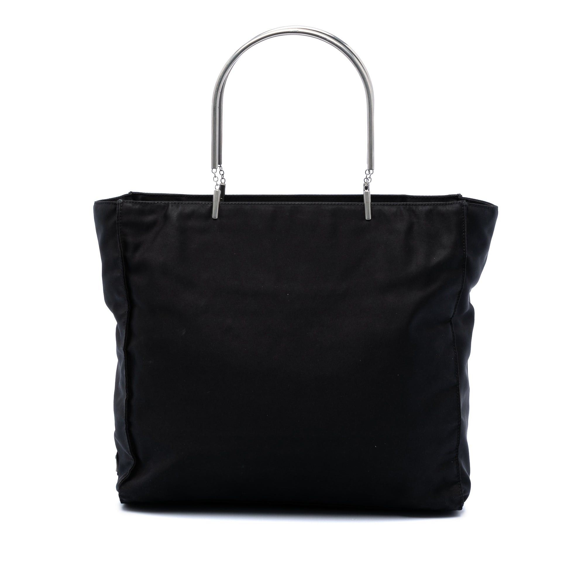 Prada Tessuto Metal Handle Bag Size ONE SIZE - 1 Thumbnail