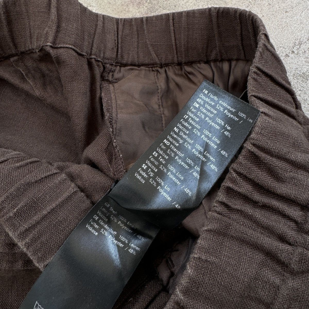 Samsoe Samsoe Samsoe Samsoe Hoys Straight Linen Trousers Size 24" / US 00 / IT 34 - 6 Thumbnail
