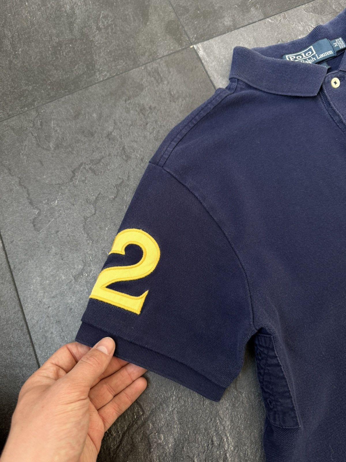 Polo Ralph Lauren × Vintage Vintage polo Ralph Lauren pools tee shirt big pony Size US M / EU 48-50 / 2 - 7 Thumbnail