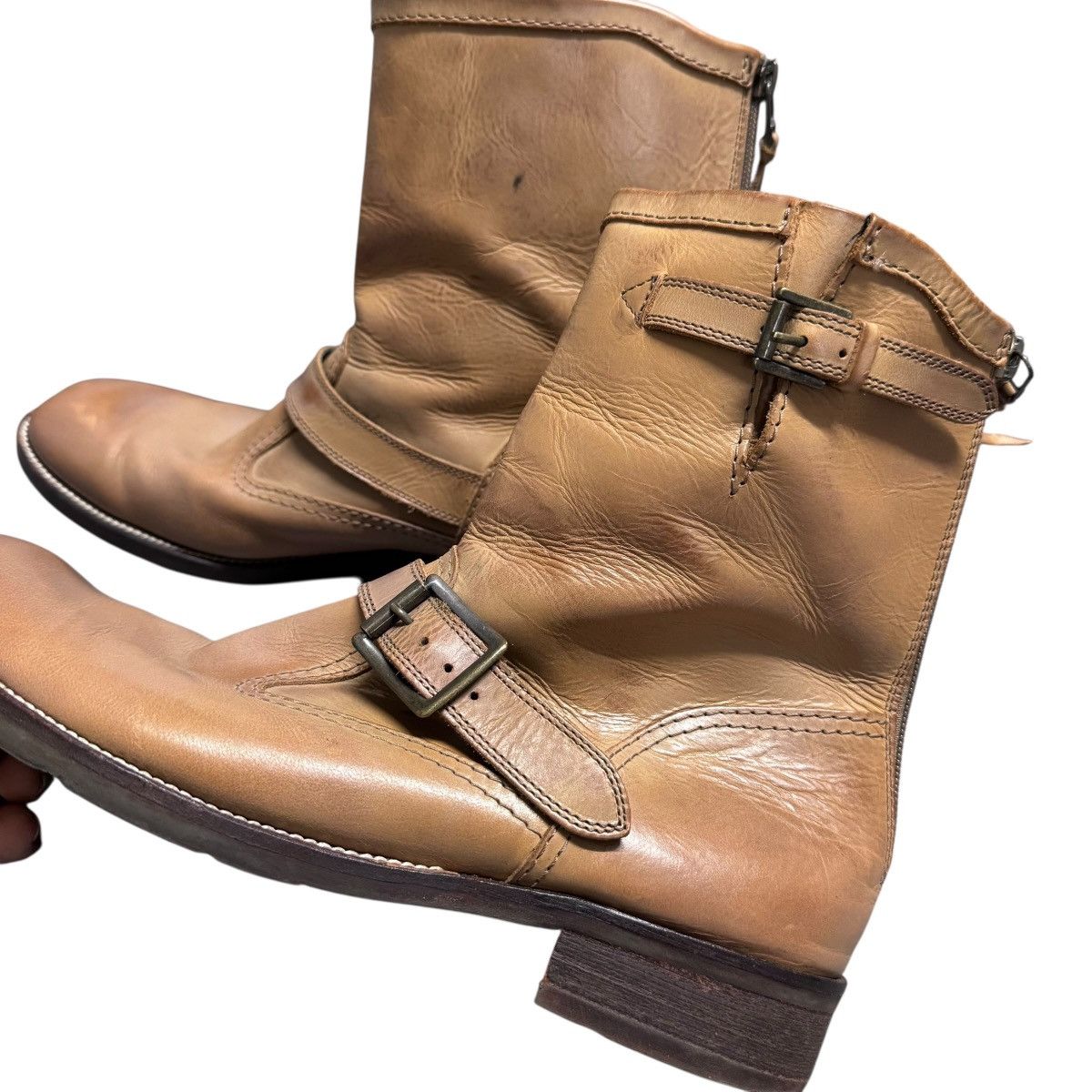 Katharine Hamnett London Katharine Hamnett London Back Zip Harness Boots Size US 9 / EU 42 - 5 Thumbnail
