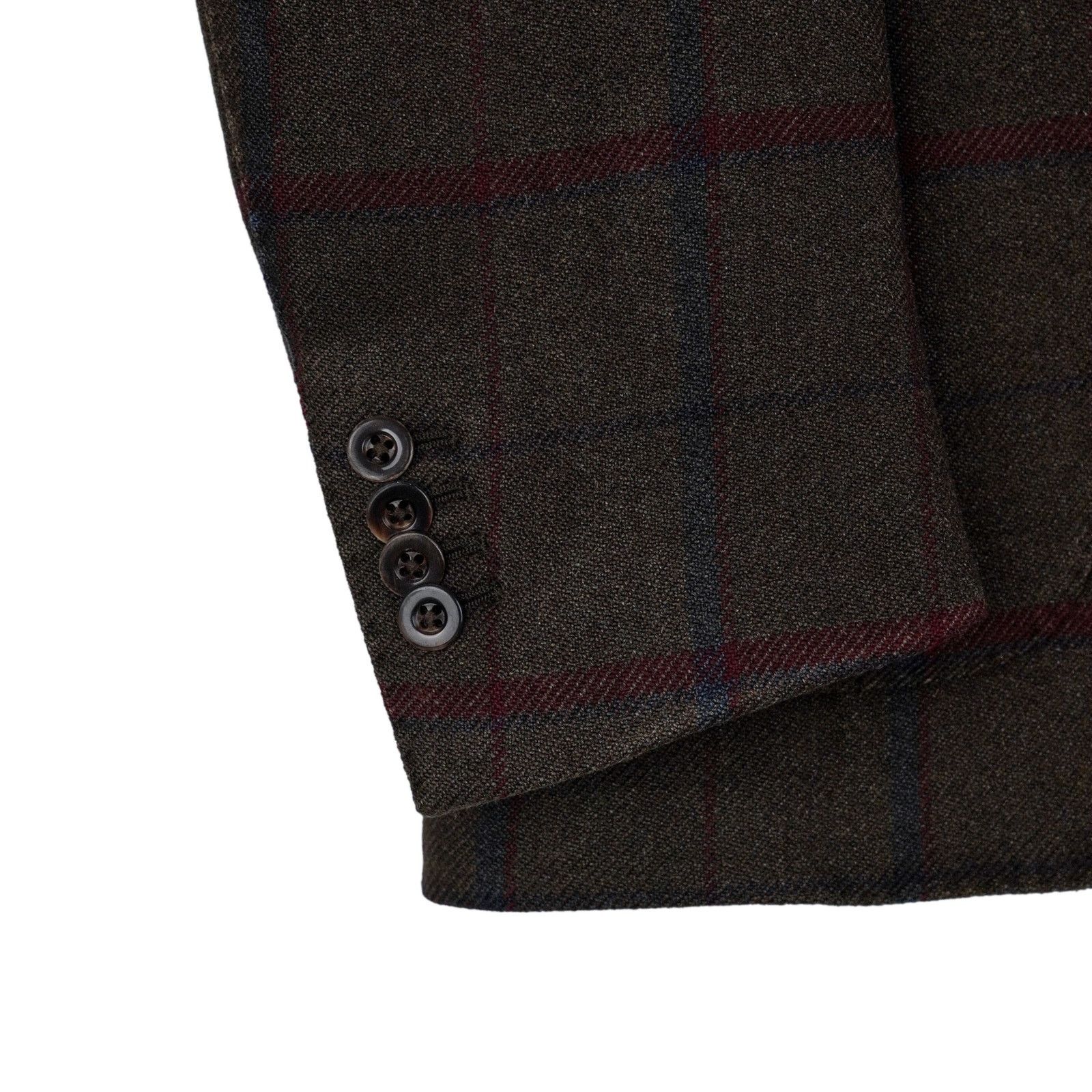 Boglioli Boglioli Brown Plaid Wool Blend Tailored Blazer K Jacket Size US L / EU 52-54 / 3 - 7 Thumbnail