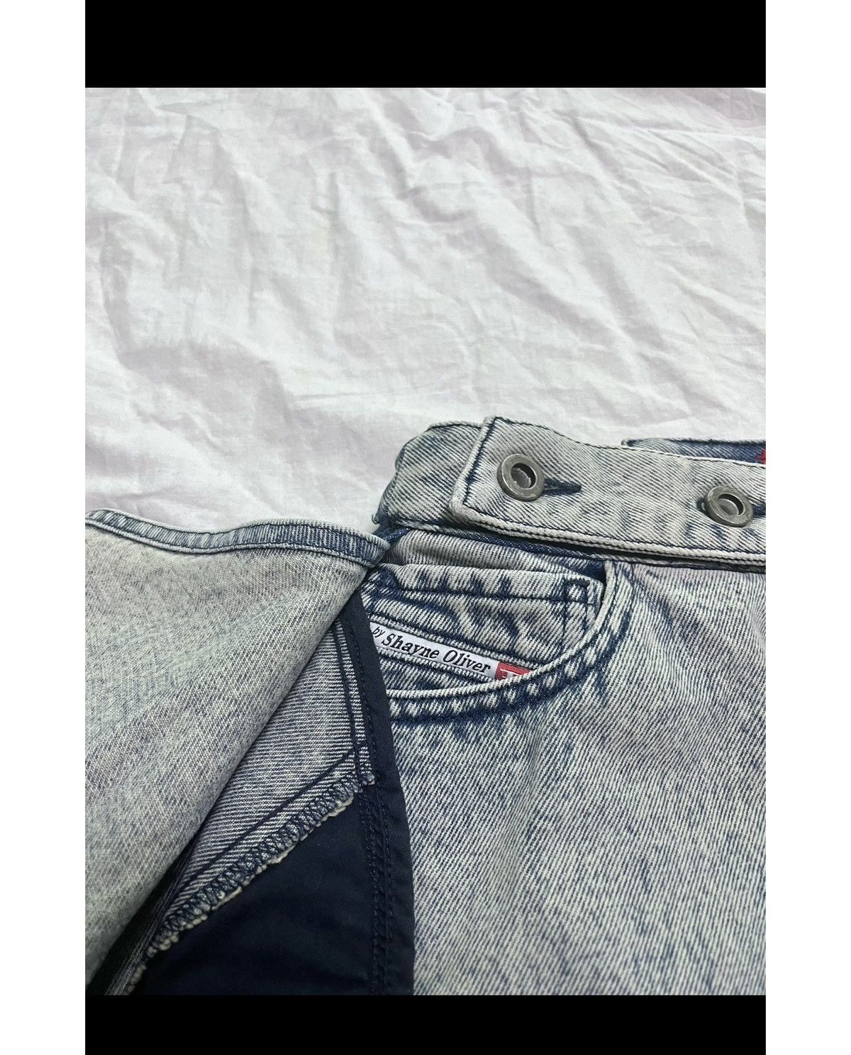 Diesel Shayne Oliver x diesel denim midi skirt Size 28" / US 6 / IT 42 - 8 Thumbnail
