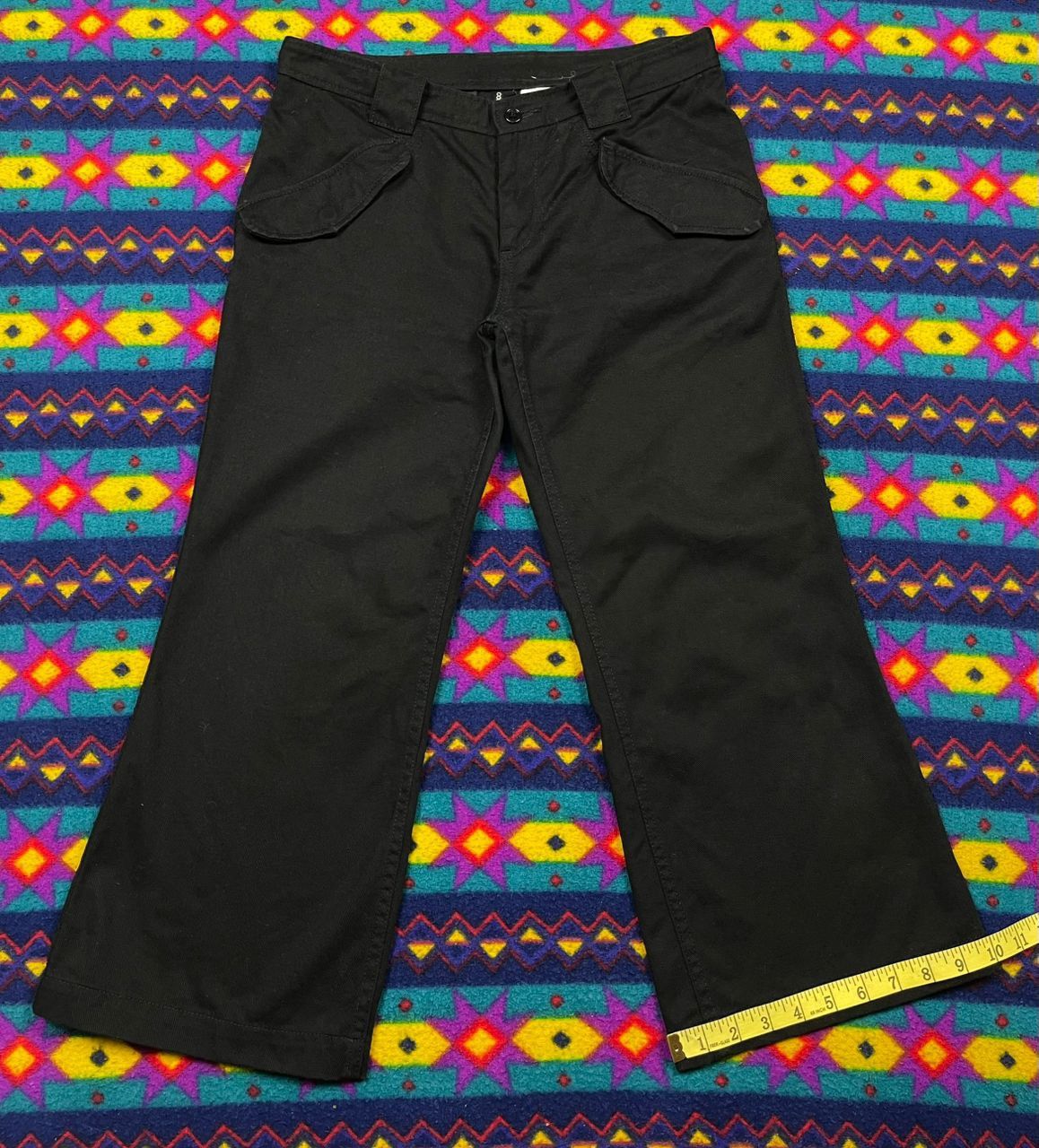 Designer × Japanese Brand × Tricot Comme des Garcons AD2002 Tricot Comme Des Garcons Cropped Wide Leg Pant Size 30" / US 8 / IT 44 - 20 Thumbnail