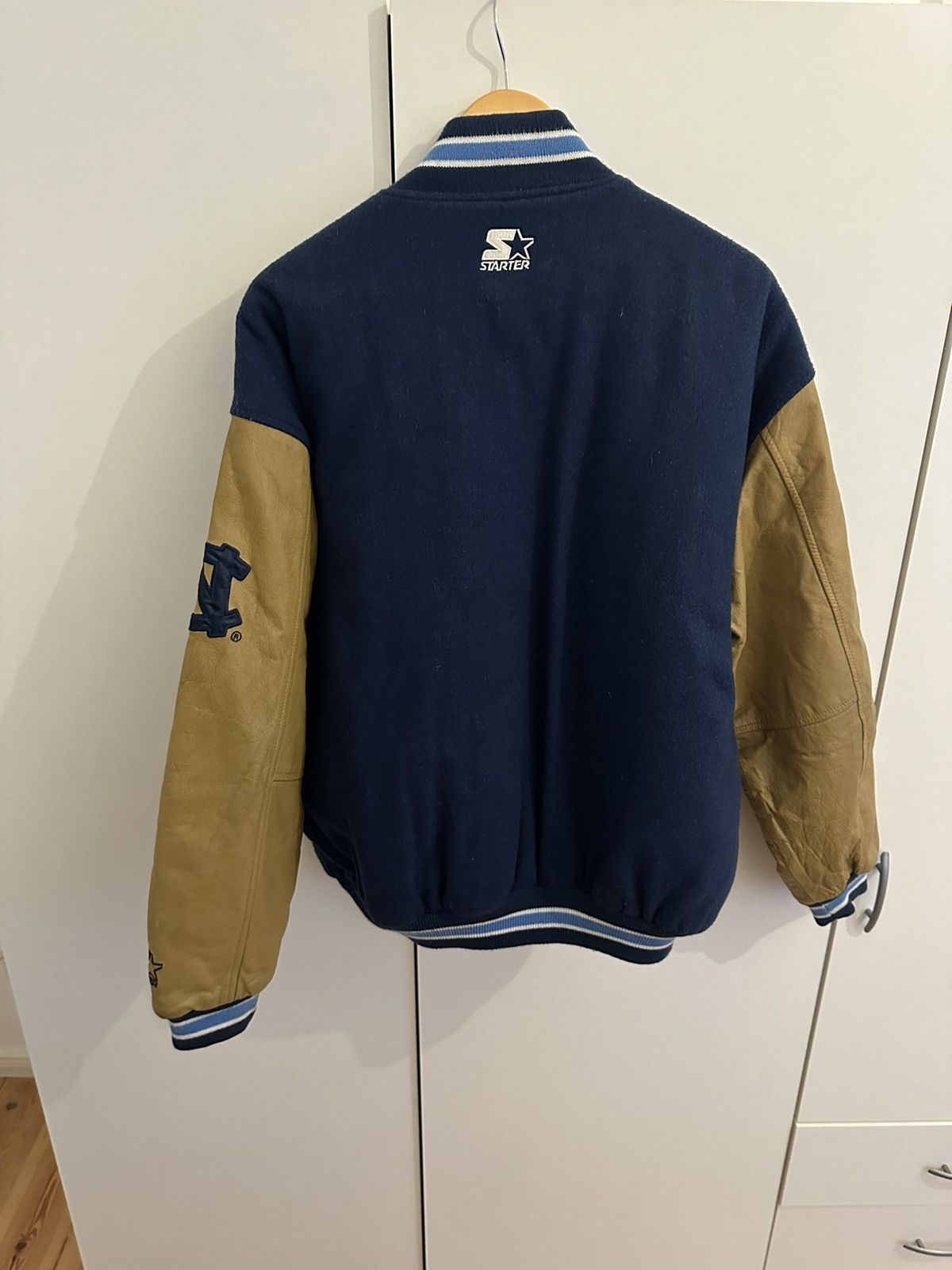 Starter Starter Jacke North Carolina Size M Lederjacke Jacket Size US M / EU 48-50 / 2 - 2 Thumbnail