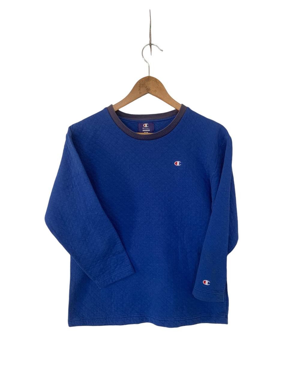 Champion × Vintage Vintage blue champion small logo sweatshirt xs Size US XS / EU 42 / 0 - 1 Thumbnail