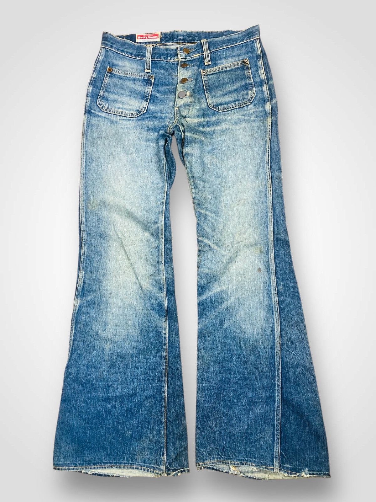 Big John Rare Betty Smith Bell Bottoms Retro Jeans (40) Size 31" - 1 Thumbnail