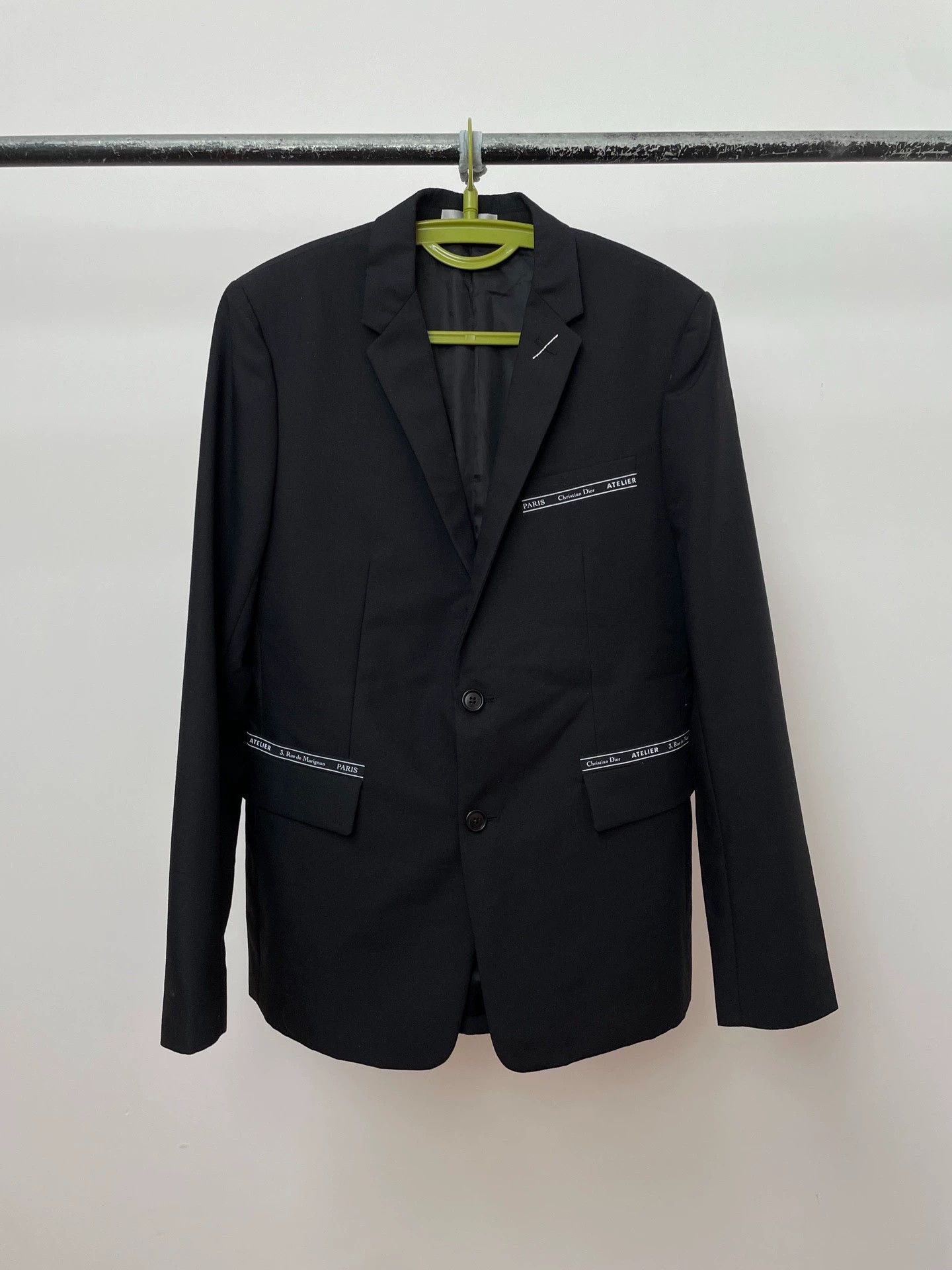 Dior Dior Black Luxury Blazer Huang Xuan 48 Size 48R - 1 Thumbnail