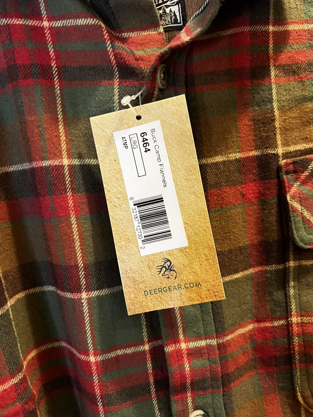 Hunter New with Tags Legendary Whitetails Buck Camp Large Flannel Size US L / EU 52-54 / 3 - 8 Thumbnail