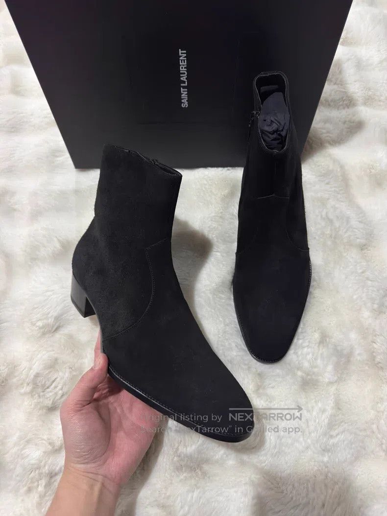 Saint Laurent Paris Saint Laurent Paris Suede Men's Boots Size US 10 / EU 43 - 4 Thumbnail