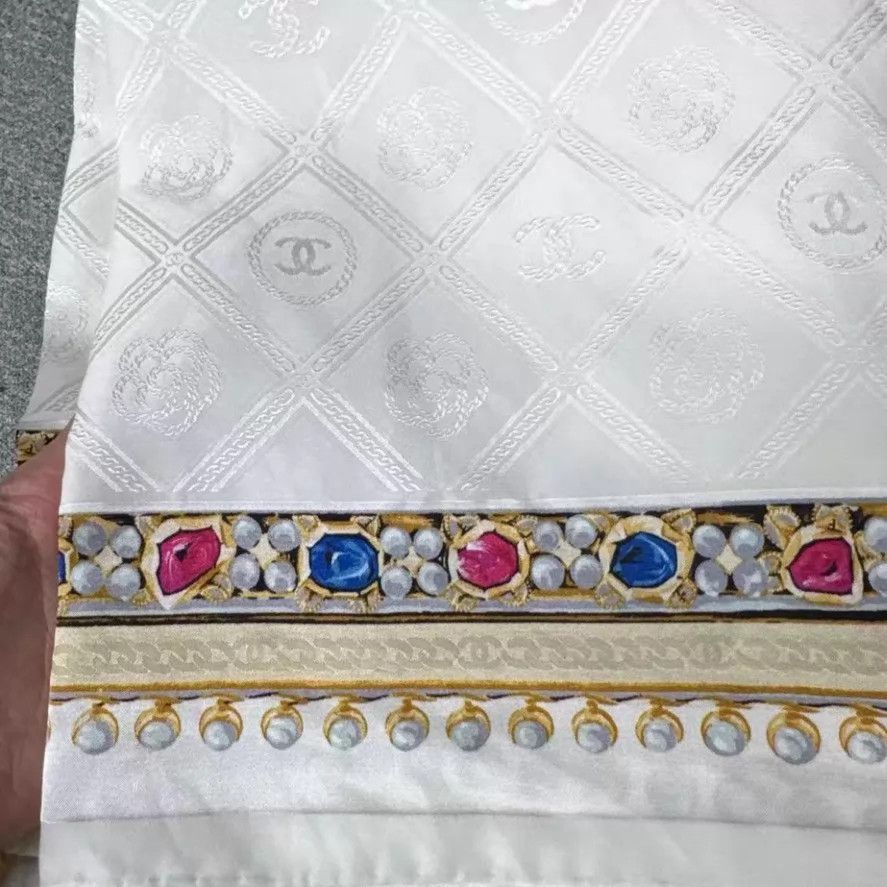 Chanel Chanel 90cm Silk Scarf Size ONE SIZE - 2 Thumbnail