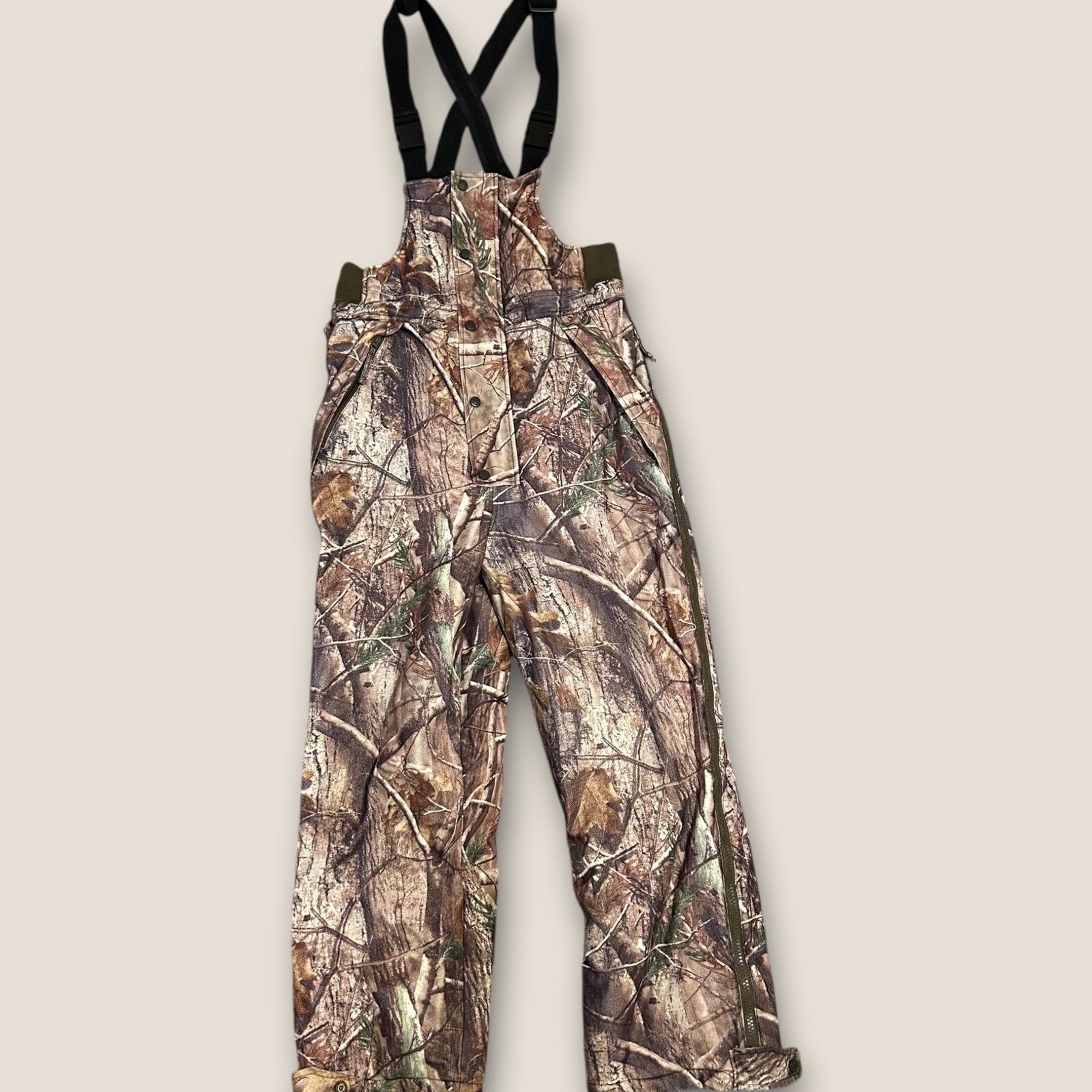 Cabelas Cabelas Camo Bib Overalls Mens MInsulated Hunting Style Zip Size US 36 / EU 52 - 1 Thumbnail