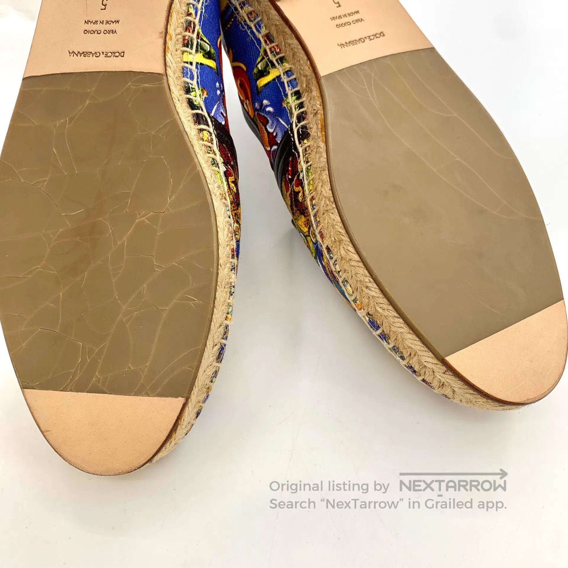 Dolce & Gabbana Dolce Gabbana Colorful King Casual Flat Braided Fisherman Size US 6 / EU 39 - 9 Thumbnail