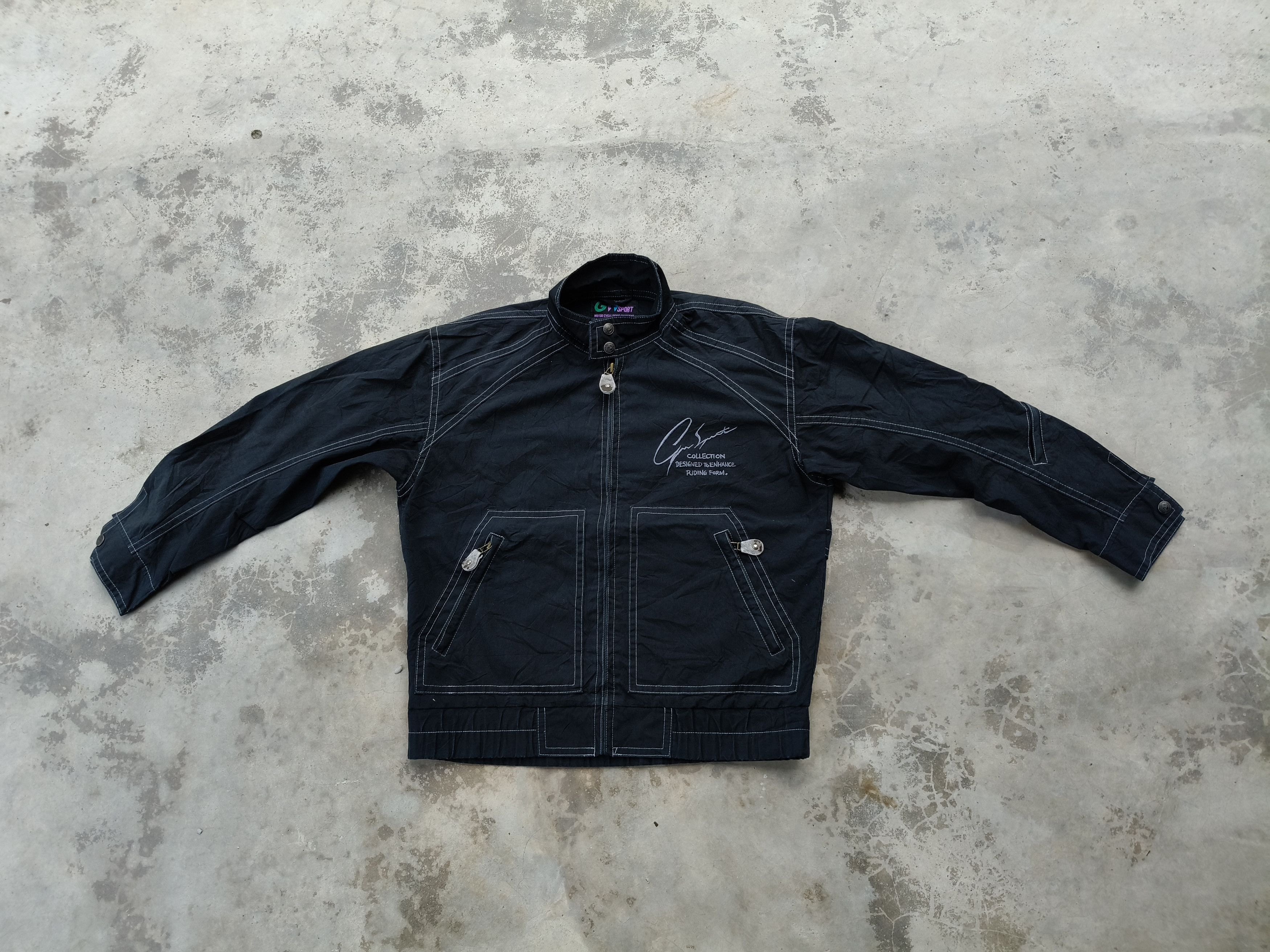 Japanese Brand Vintage Gwsport zipper Jacket Size US L / EU 52-54 / 3 - 3 Thumbnail