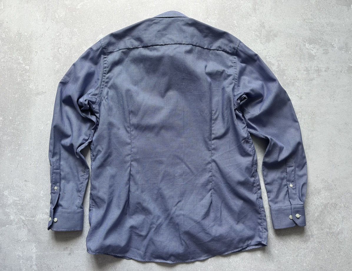 Eton Eton Slim Denim Button Up Shirt Blue Size XXL 46/18 Slim Size US XXL / EU 58 / 5 - 10 Thumbnail