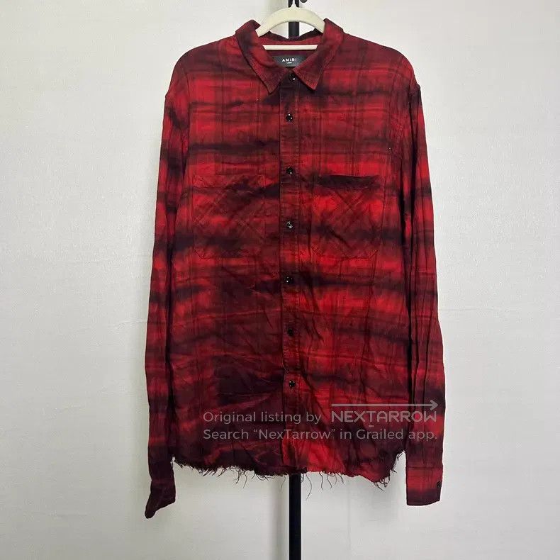 Amiri Amiri Red tie-dye shirt Size US L / EU 52-54 / 3 - 1 Thumbnail