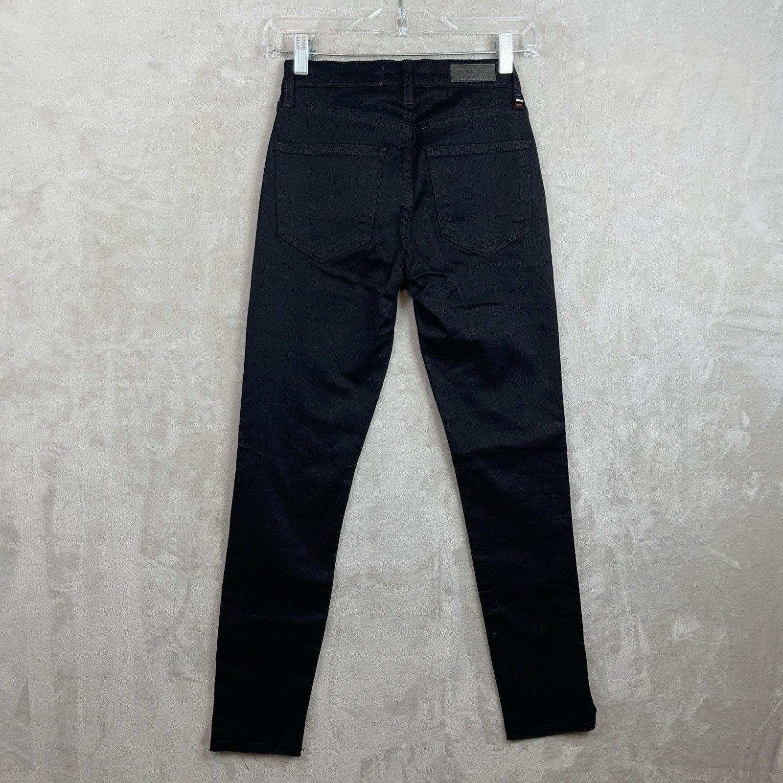 Other Etienne Marcel EM 1080 Side Zip Moto Skinny Black Jeans 25 Size 25" / US 0 / IT 36 - 5 Thumbnail