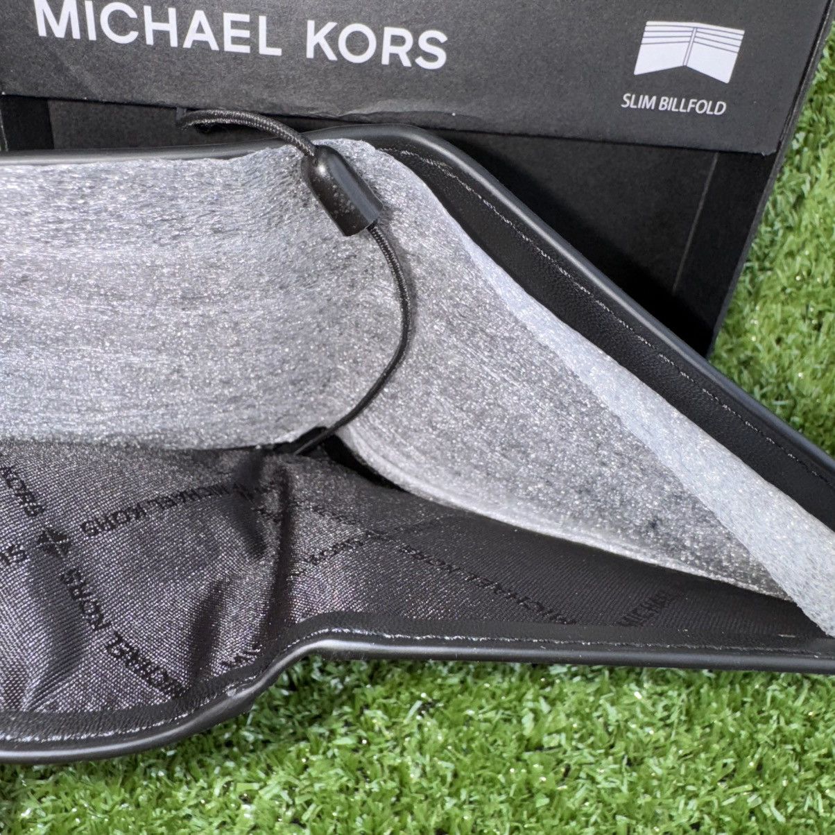 Michael Kors × Vintage Michael Kors Black Jet Set Leather Bi-Fold (Billfold) Wallet Size ONE SIZE - 4 Thumbnail