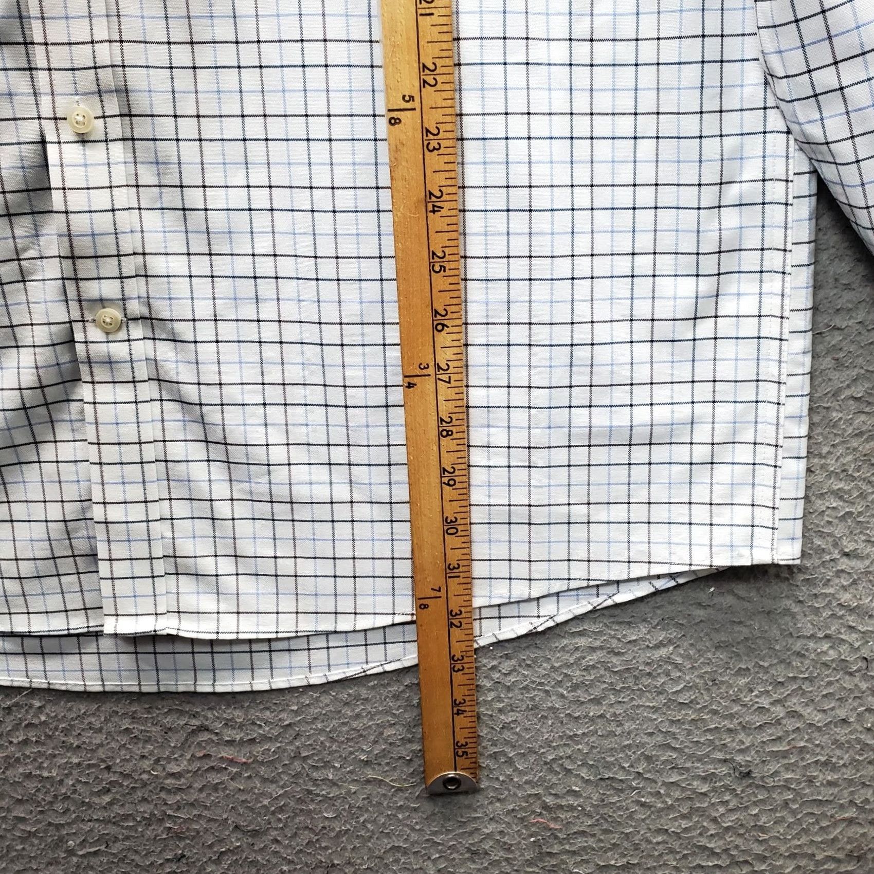 Stafford Stafford Mens Dress Shirt XLT Multi Check Button-Down Collar Regular Fit NWT Men’s Shirt Size 46R - 4 Thumbnail