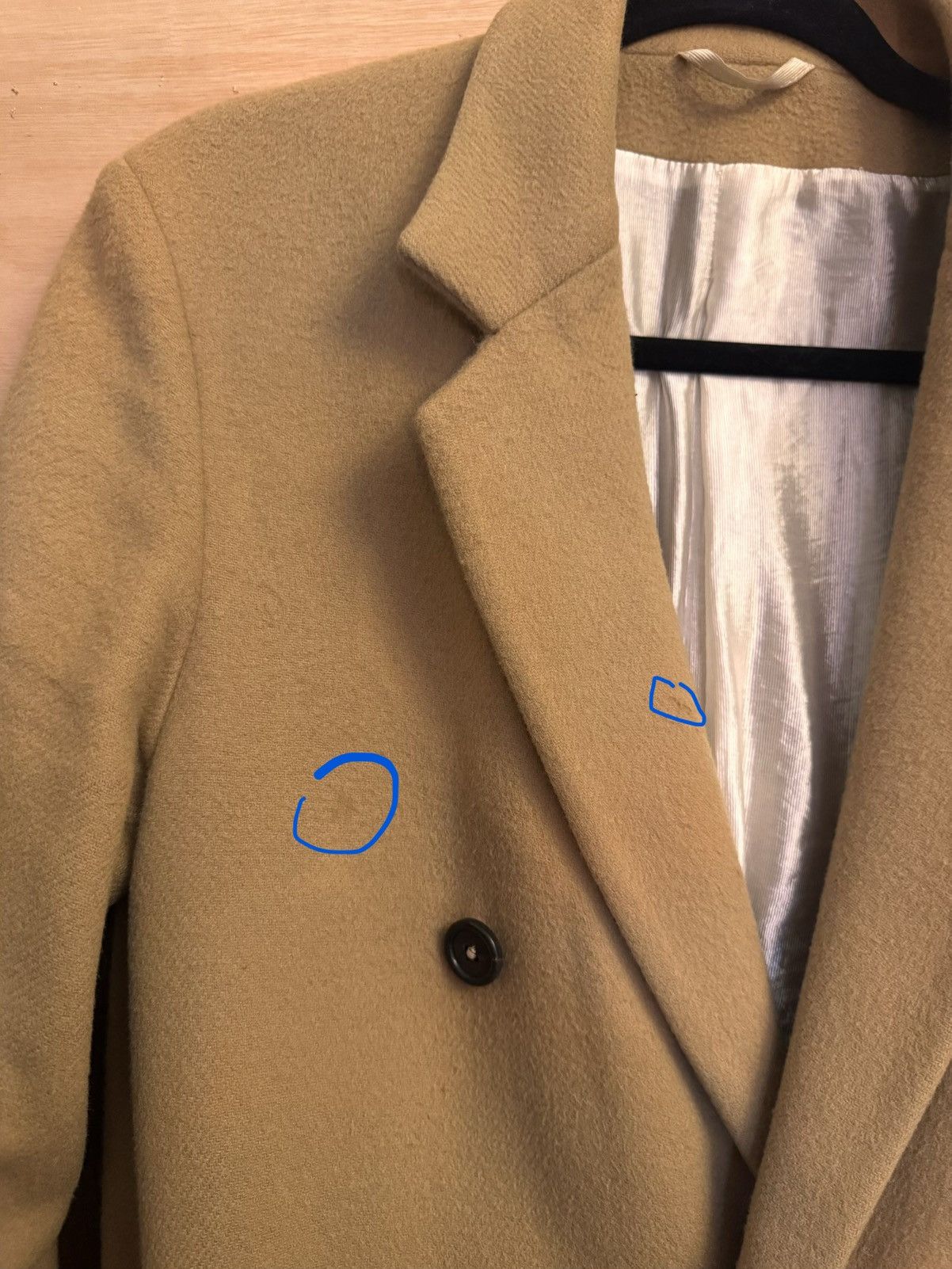 Ann Demeulemeester Ann Demeulemeester fw16 runway camel wool coat s men slim Size US S / EU 44-46 / 1 - 13 Thumbnail
