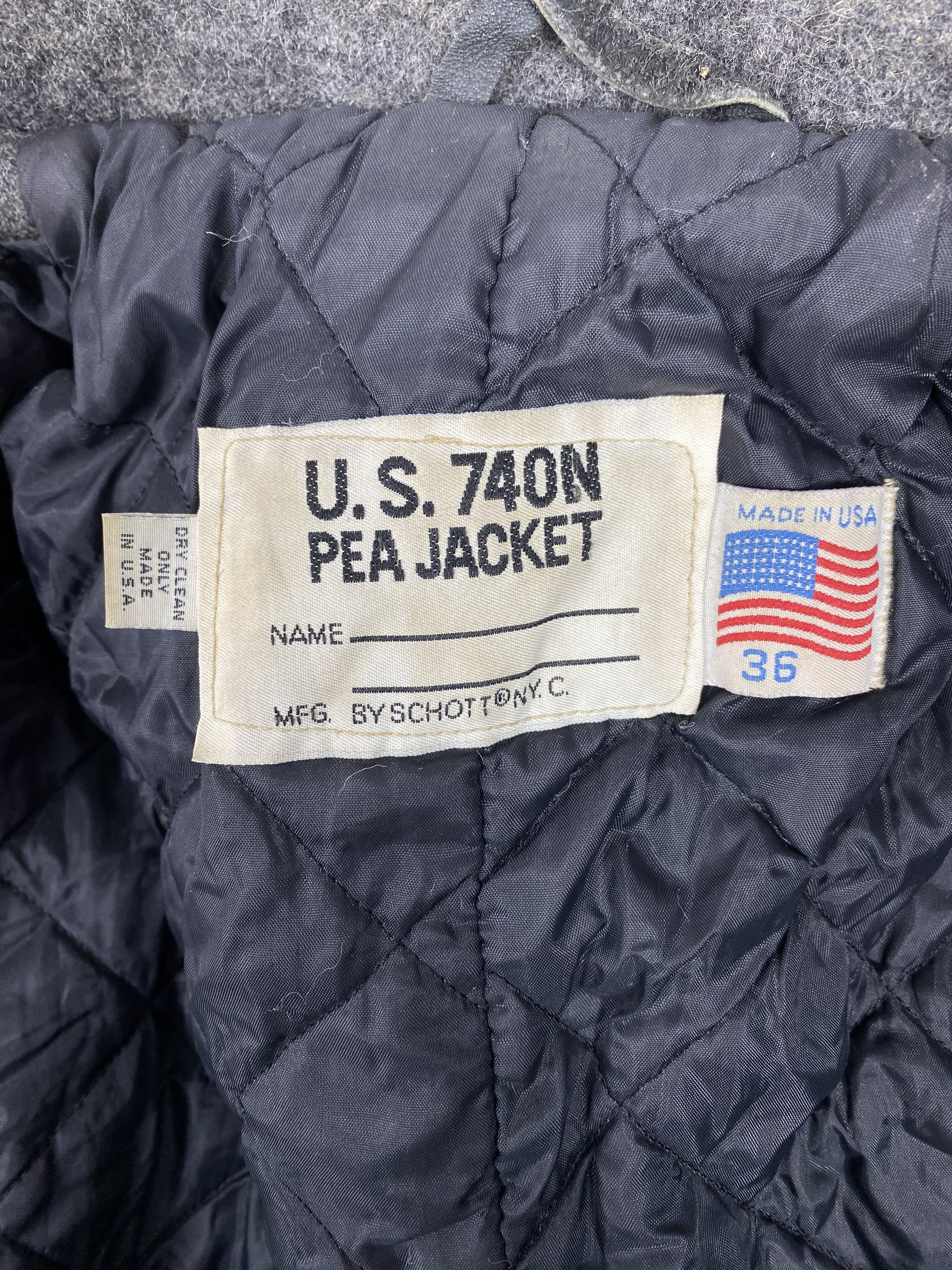 Vintage Vintage U.S 740N Pea Quilted Lining Jacket Size US S / EU 44-46 / 1 - 7 Thumbnail