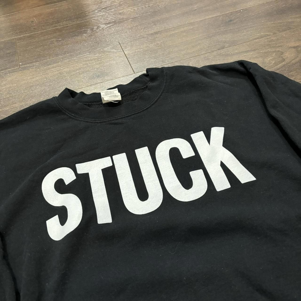 Designer Vintage stuck crewneck sweatshirt 00s L Size US L / EU 52-54 / 3 - 1 Thumbnail