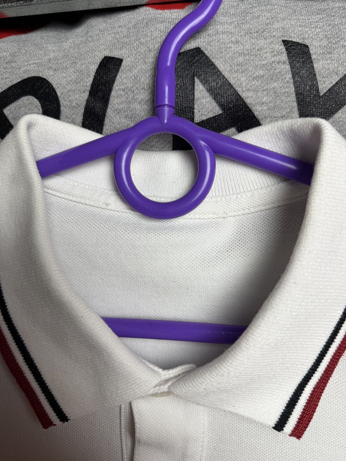 Prada Prada White Tab Polo T Shirt Luxury Size US M / EU 48-50 / 2 - 9 Thumbnail