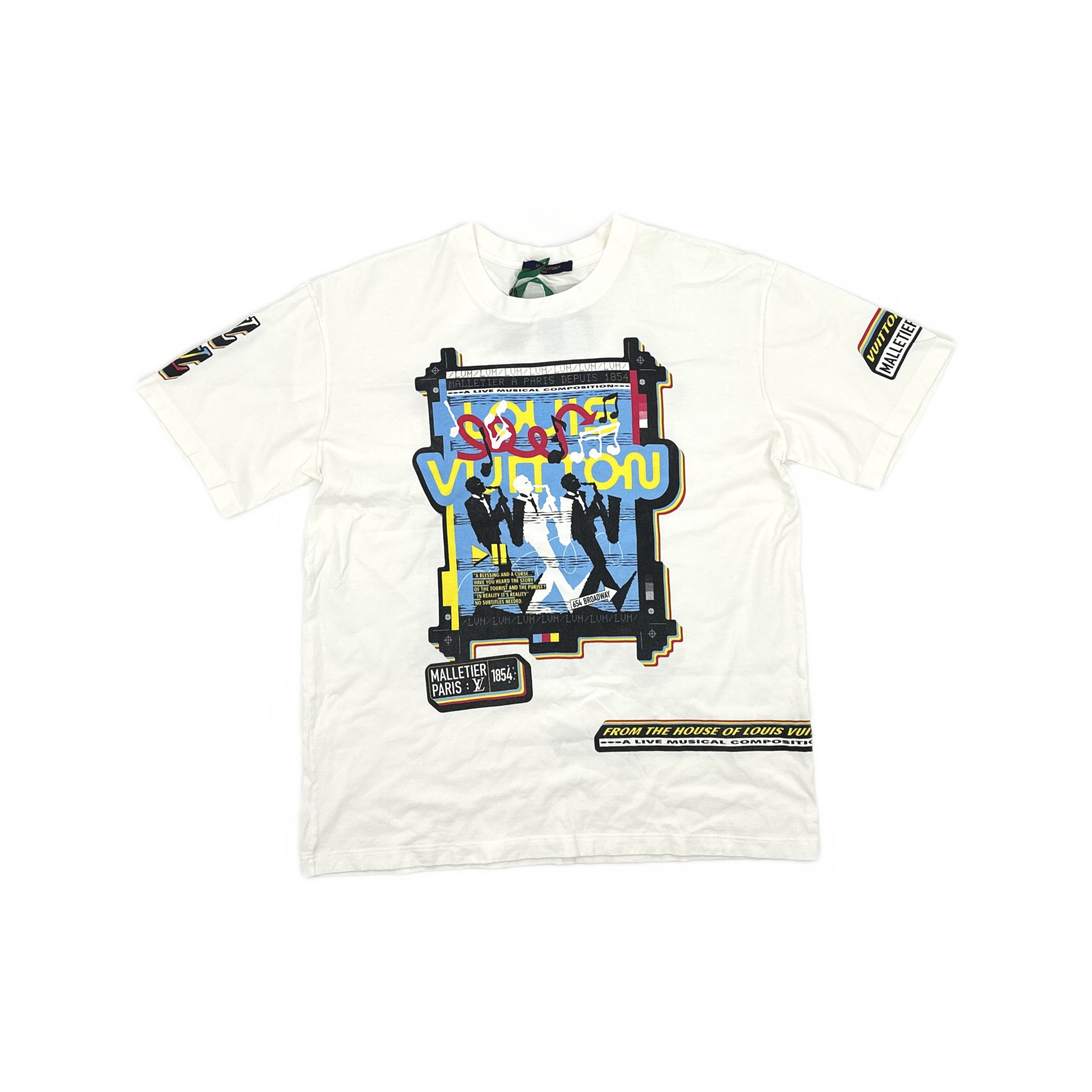Louis Vuitton Louis Vuitton Graphic Logo Print T-Shirt XXL Size US XXL / EU 58 / 5 - 1 Thumbnail