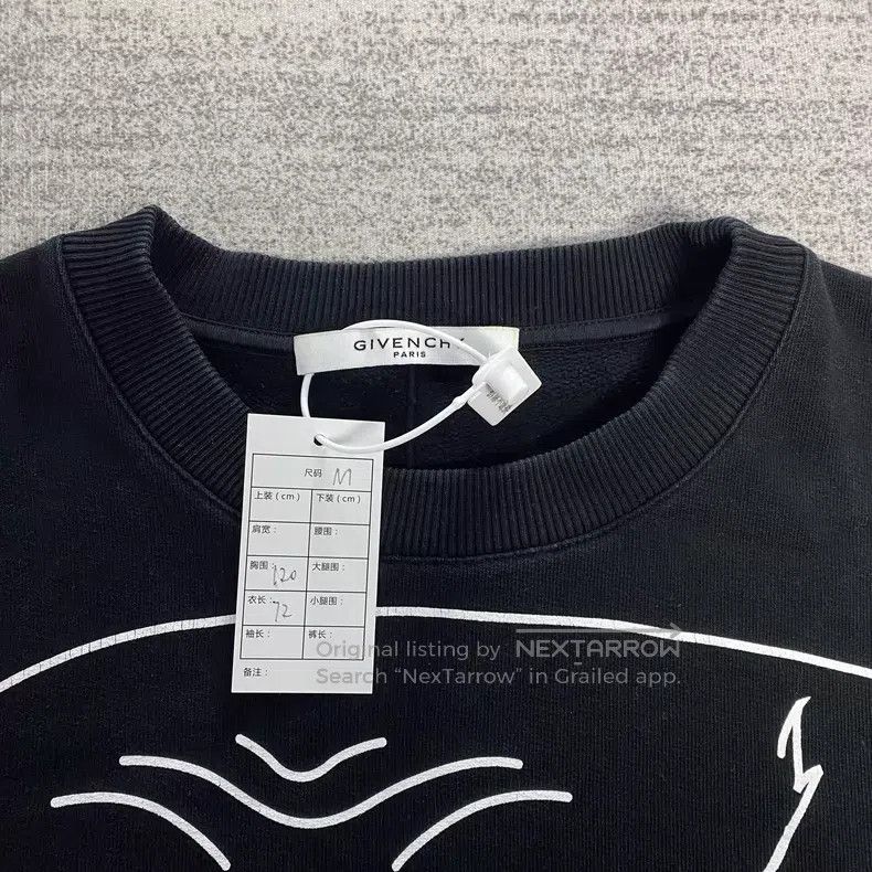 Givenchy Givenchy Black Sketch Dog Head Hoodie Size US M / EU 48-50 / 2 - 3 Thumbnail