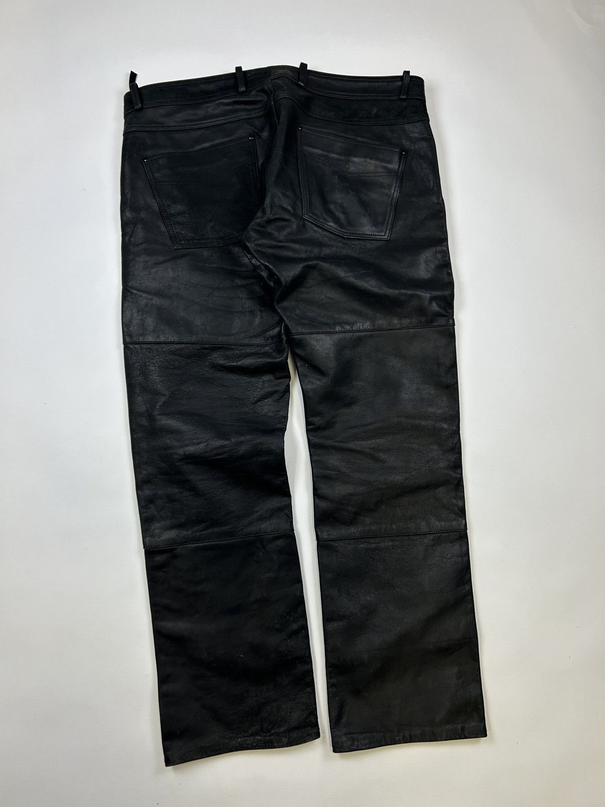 Japanese Brand × Vintage Vintage Real leather biker pants Size US 36 / EU 52 - 2 Thumbnail