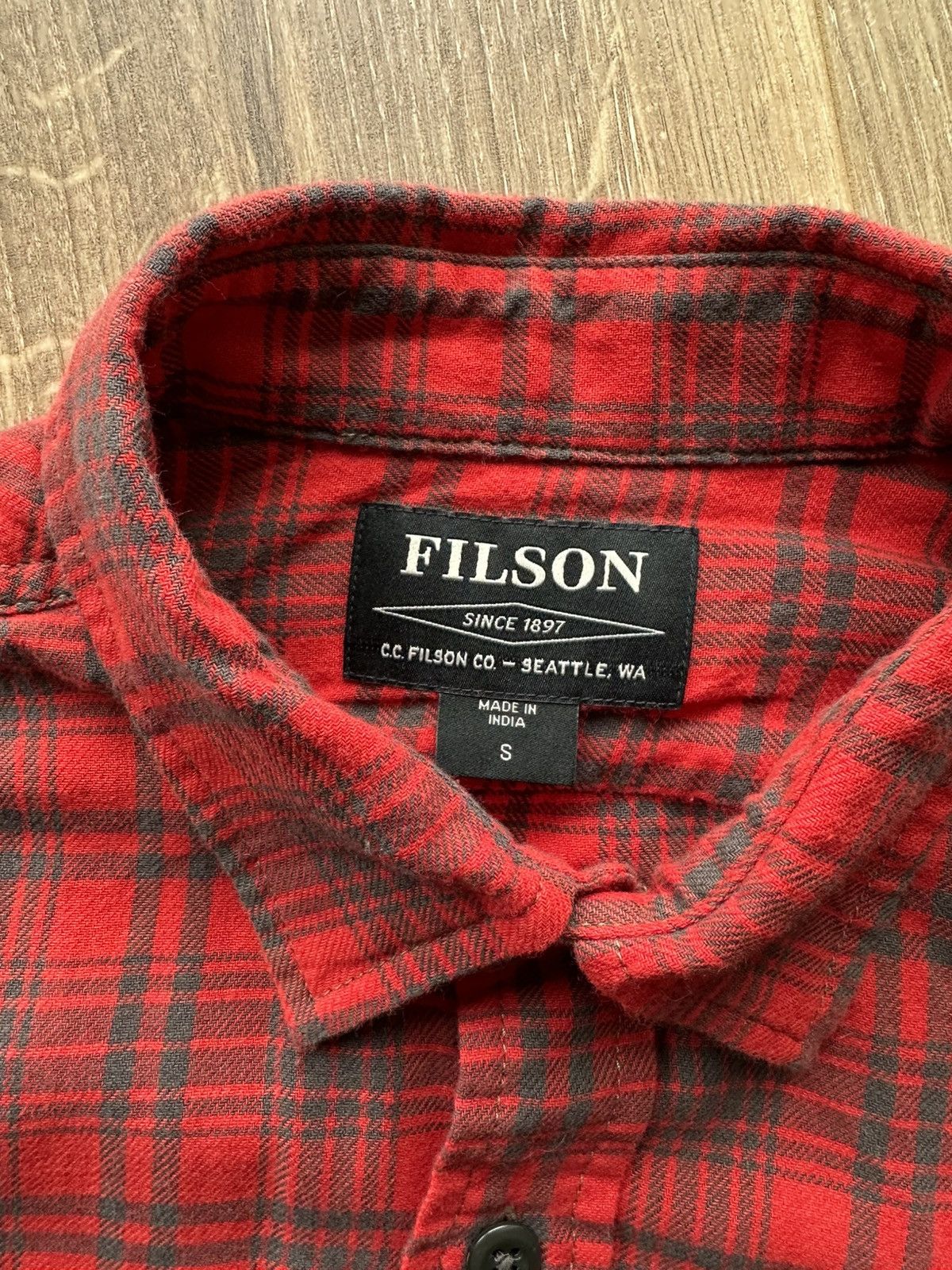 Filson × Flannel Filson flannel Plaid Button Down Shirt Size US S / EU 44-46 / 1 - 5 Thumbnail