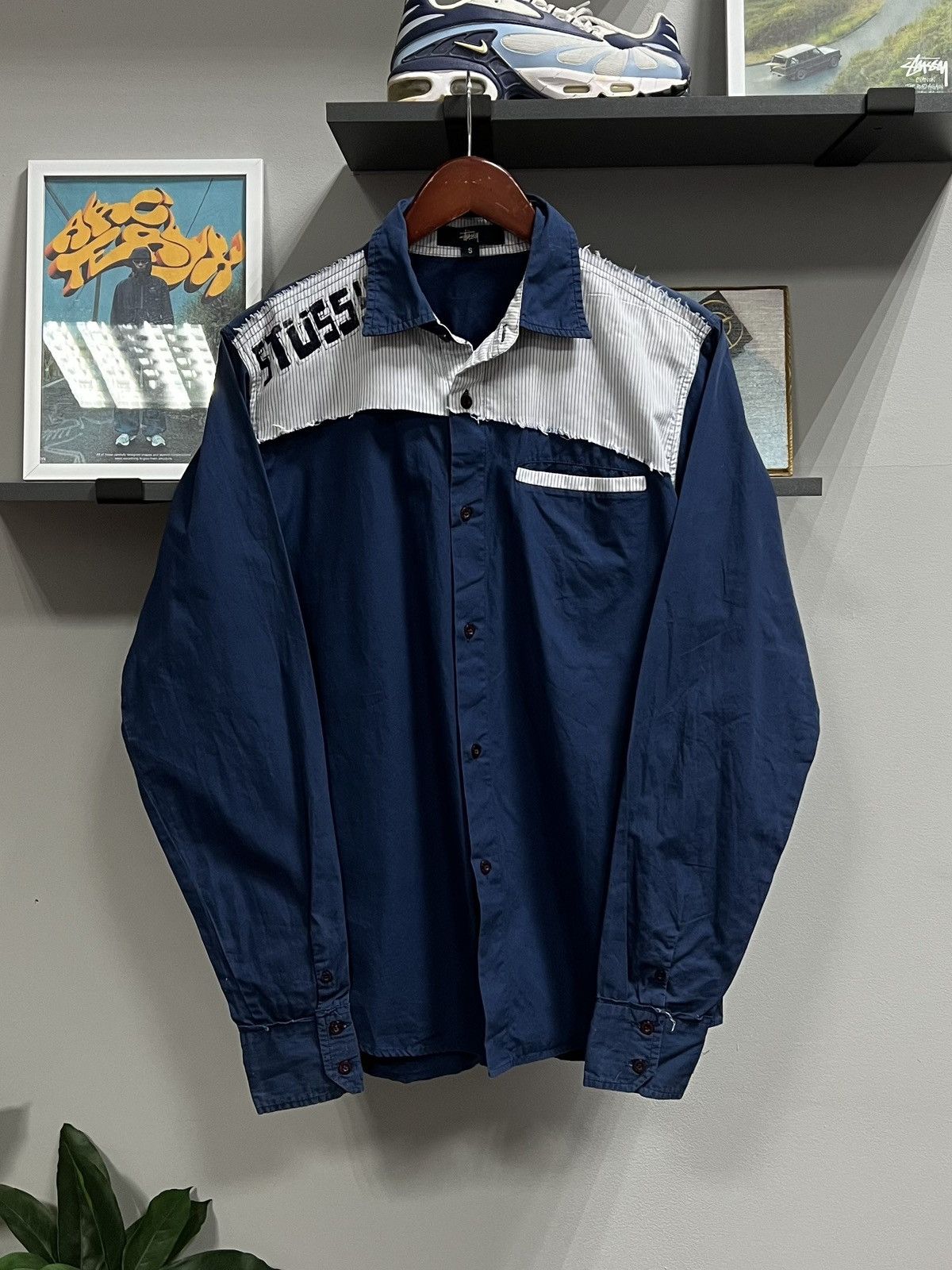 Stussy × Vintage Vintage rare shirt Stussy Size US S / EU 44-46 / 1 - 1 Thumbnail