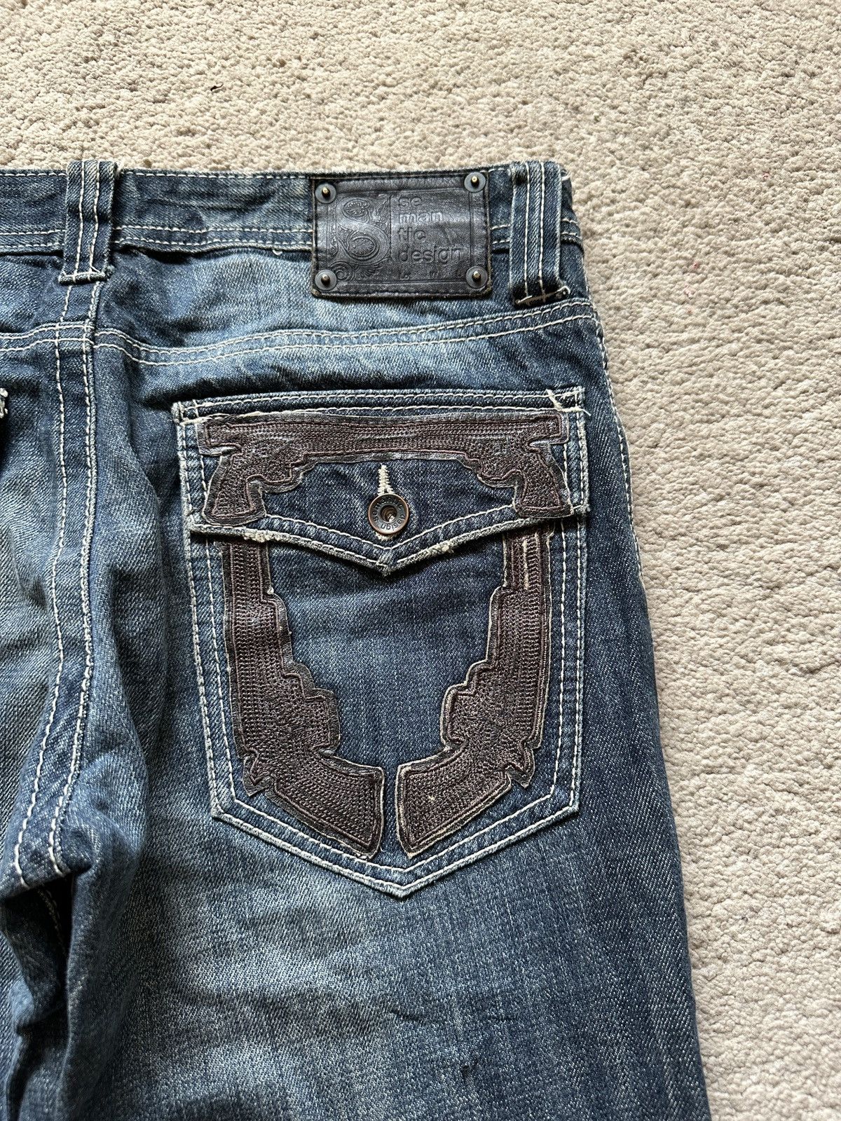 semanticdesign 2000s Semanticdesign Guns Jeans Size US 31 - 3 Thumbnail