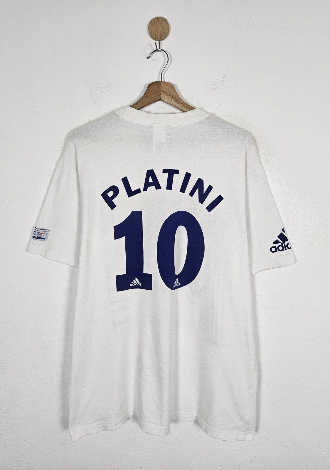 Vintage Vintage Michael Platini france world cup shirt Size US L / EU 52-54 / 3 - 2 Thumbnail