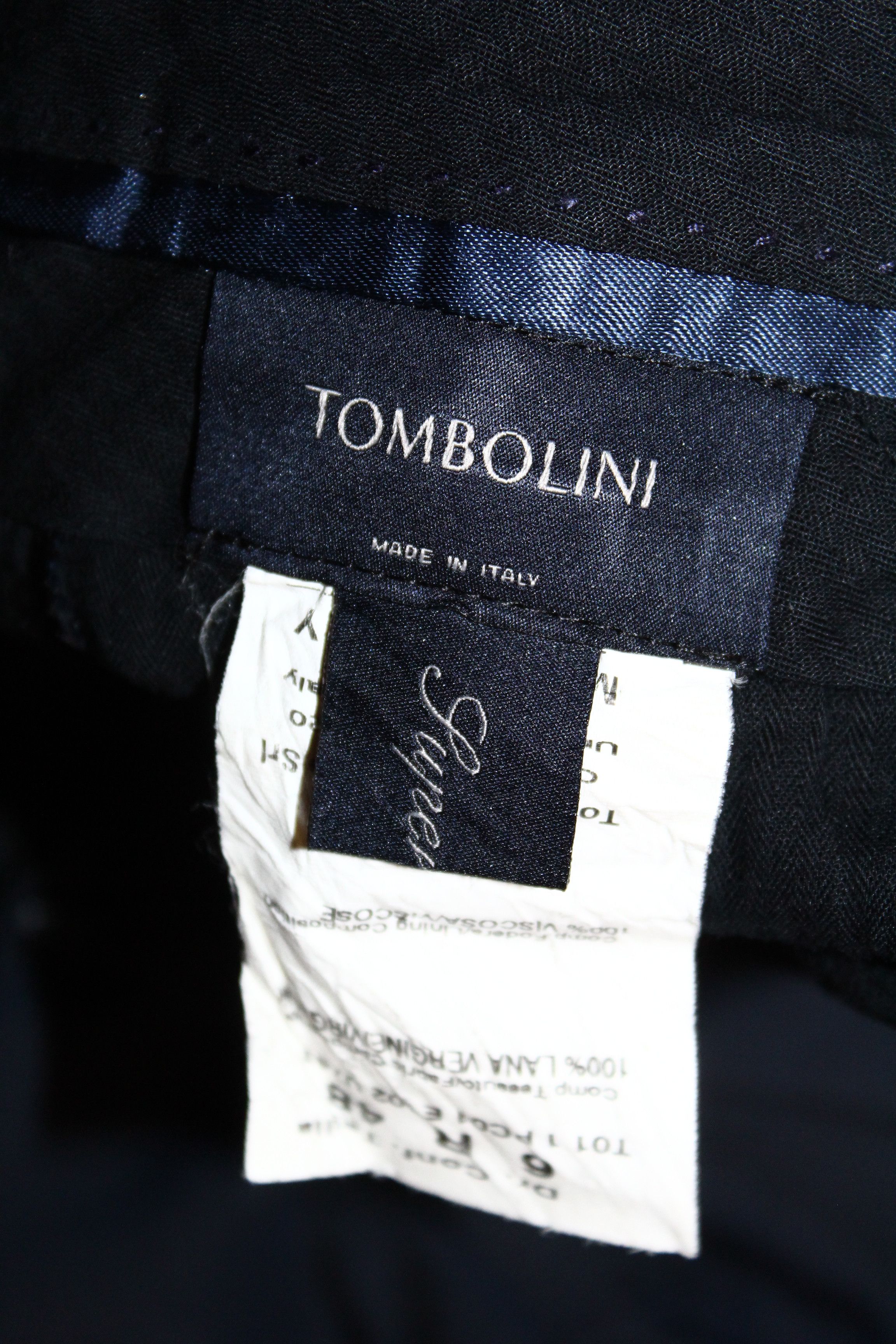 Tombolini Tombolini pure super 100's virgin wool suit pants Size US 32 / EU 48 - 9 Thumbnail