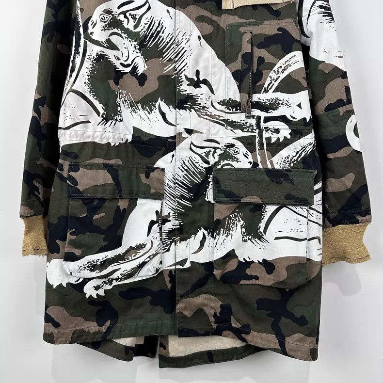 Valentino Valentino Camouflage leopard head trench coat Size US M / EU 48-50 / 2 - 4 Thumbnail