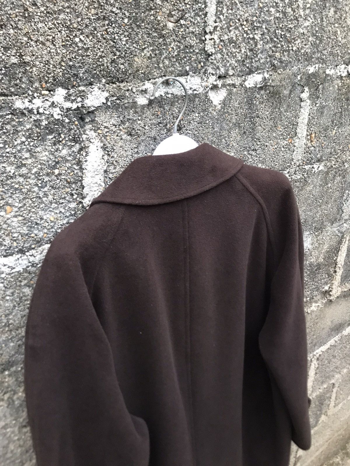 Japanese Brand 🔥Gladan By Blue Rock Brown Wool Long Coat Size US L / EU 52-54 / 3 - 14 Thumbnail