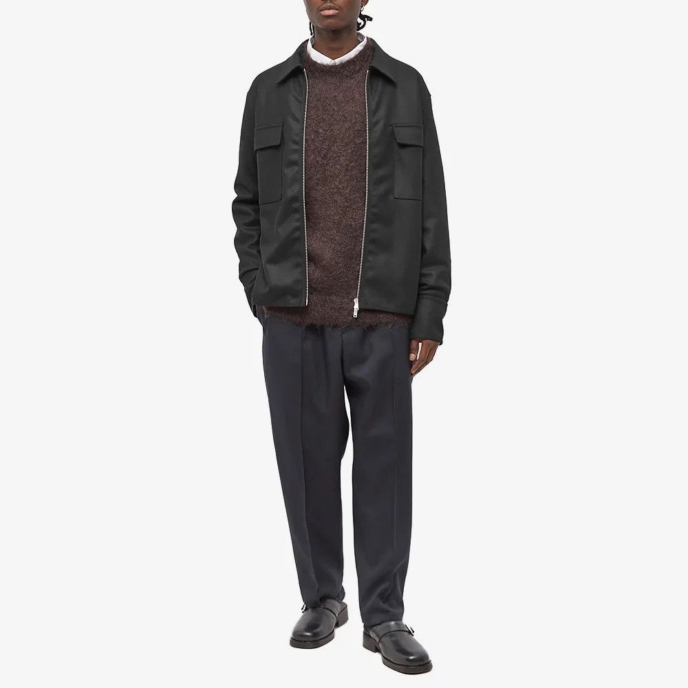 ジャケット・アウター 24SS JIL SANDER MELTON WOOL ZIP JACKET Jil Sander FW23 Black Melton Wool Zip Jacket | Grailed