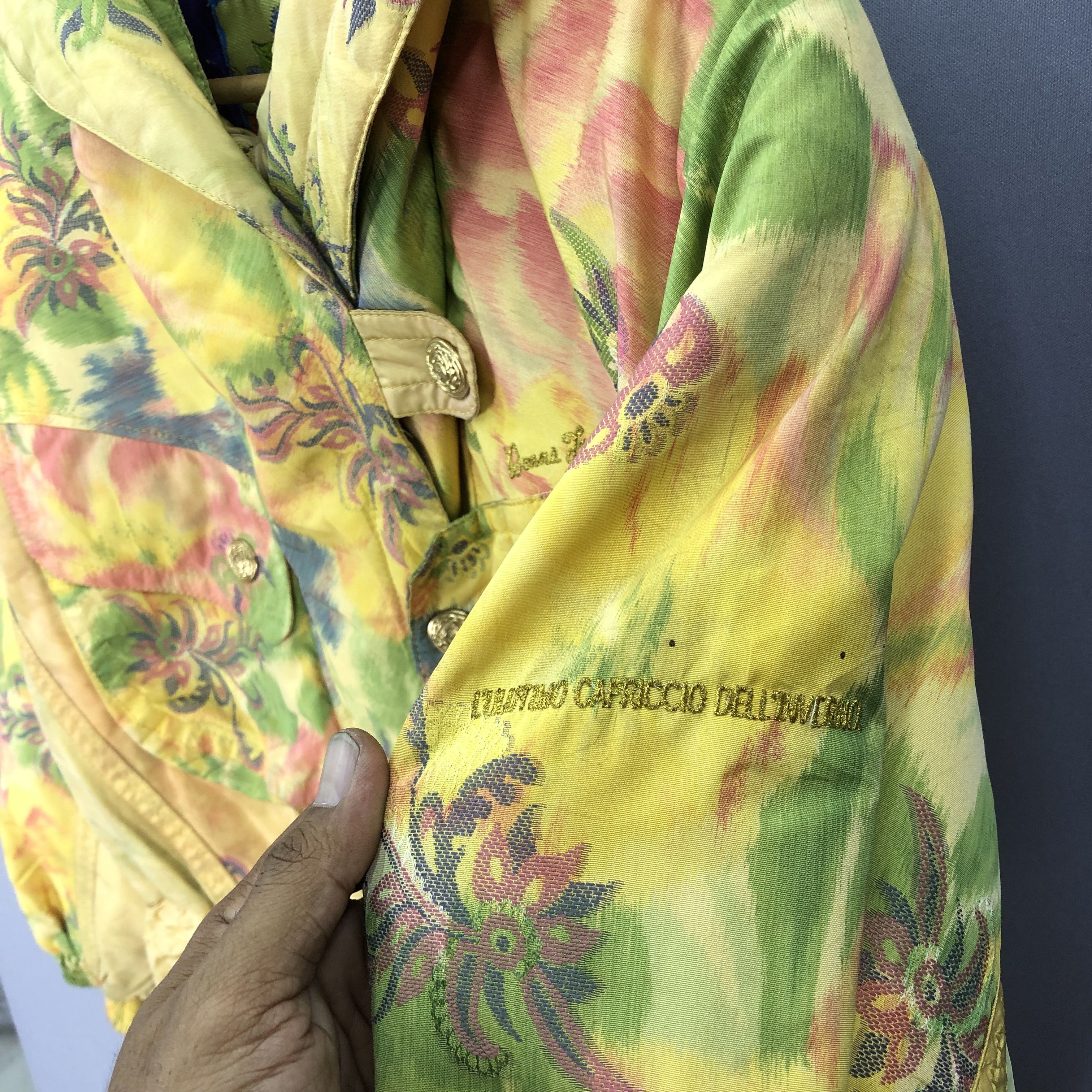 Japanese Brand × Vintage Vintage 90s In Full Flower Donna Franca Puffer Ski Jackets Size US L / EU 52-54 / 3 - 8 Thumbnail